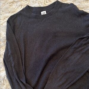 GAP Men's Charcoal Crewneck Sweater